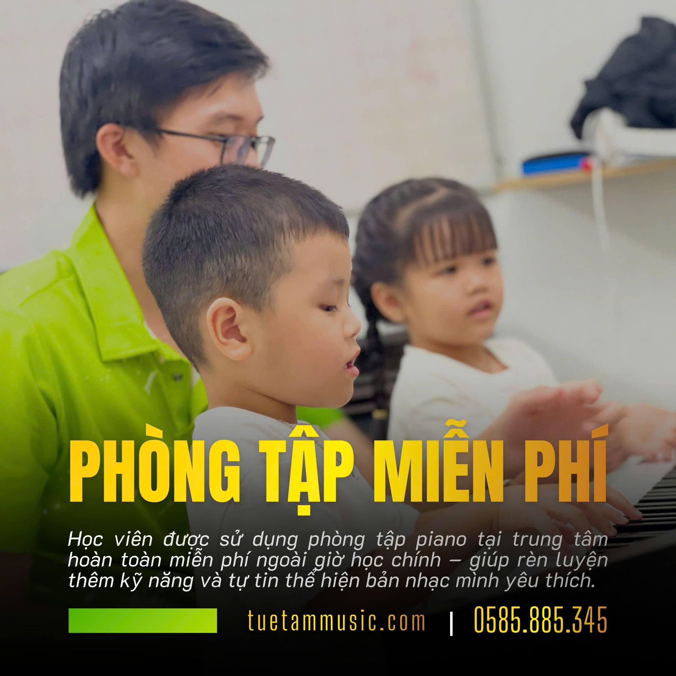 Lớp học Piano tại Long An