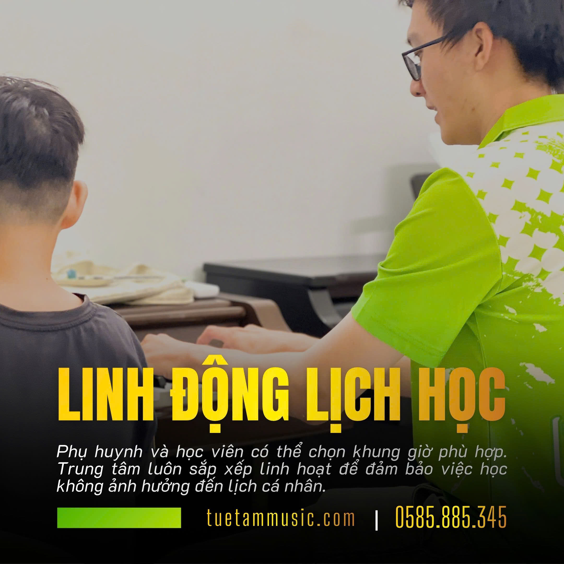 lớp học piano tại tây ninh