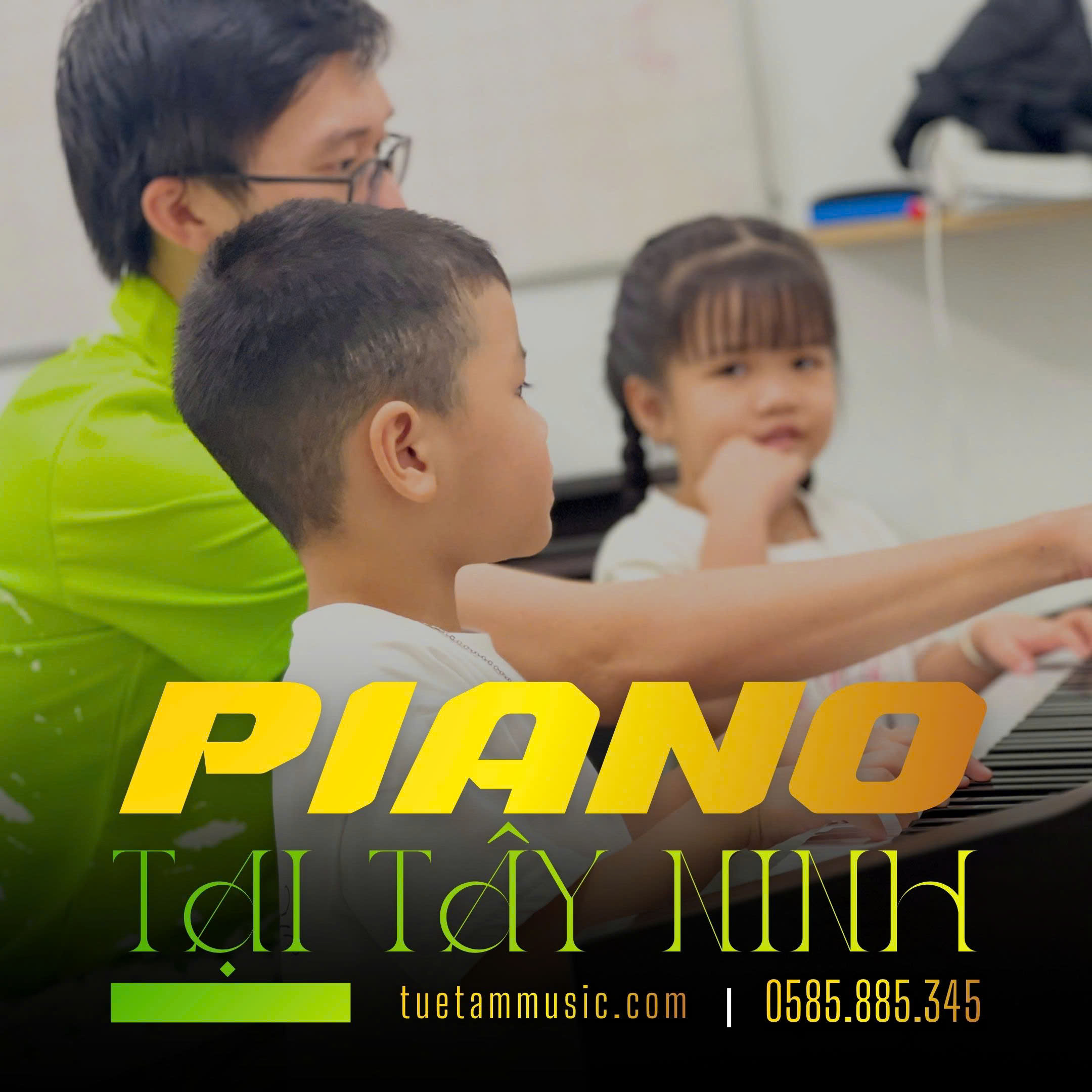 lớp học piano tại tây ninh