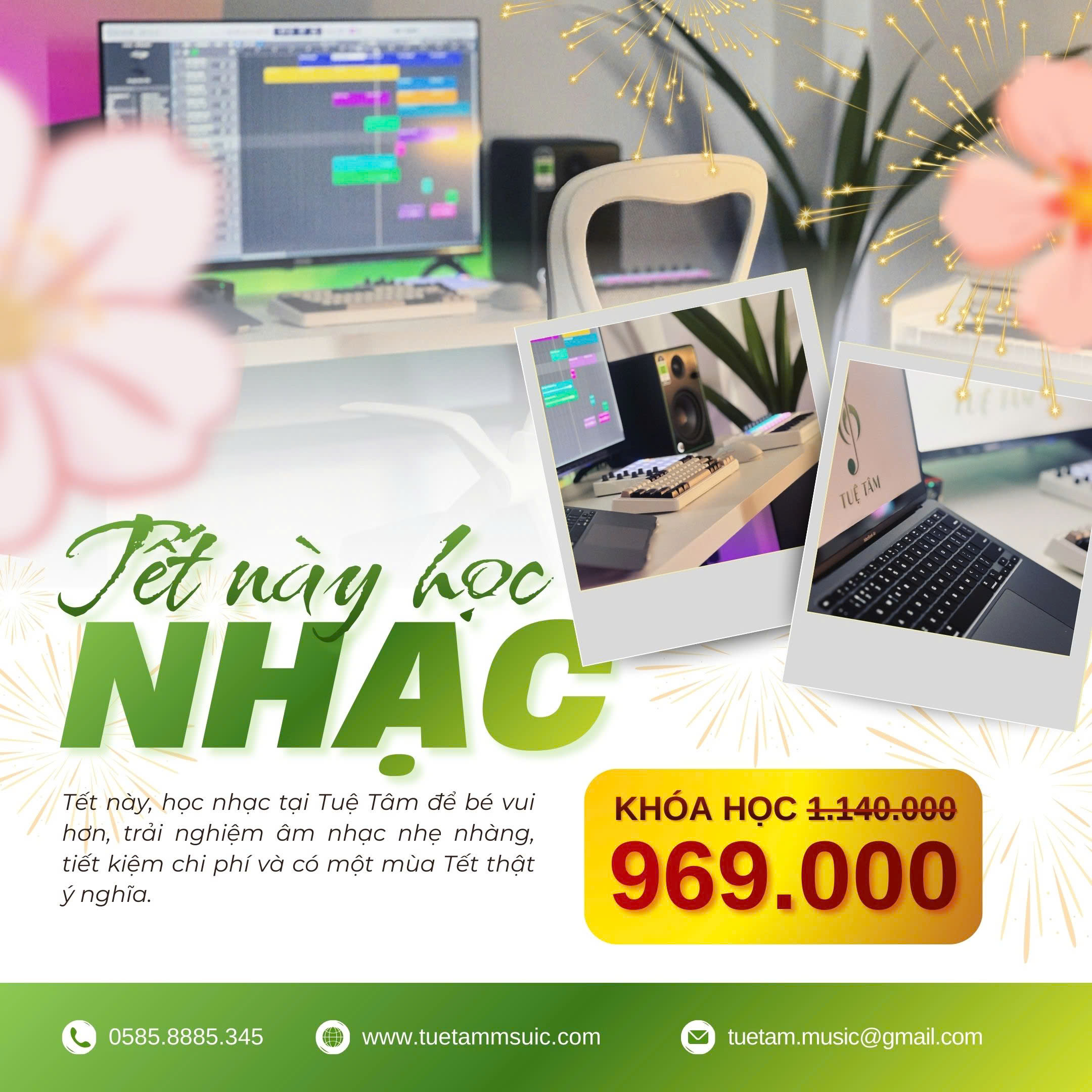 Học Piano dịp Tết 2026