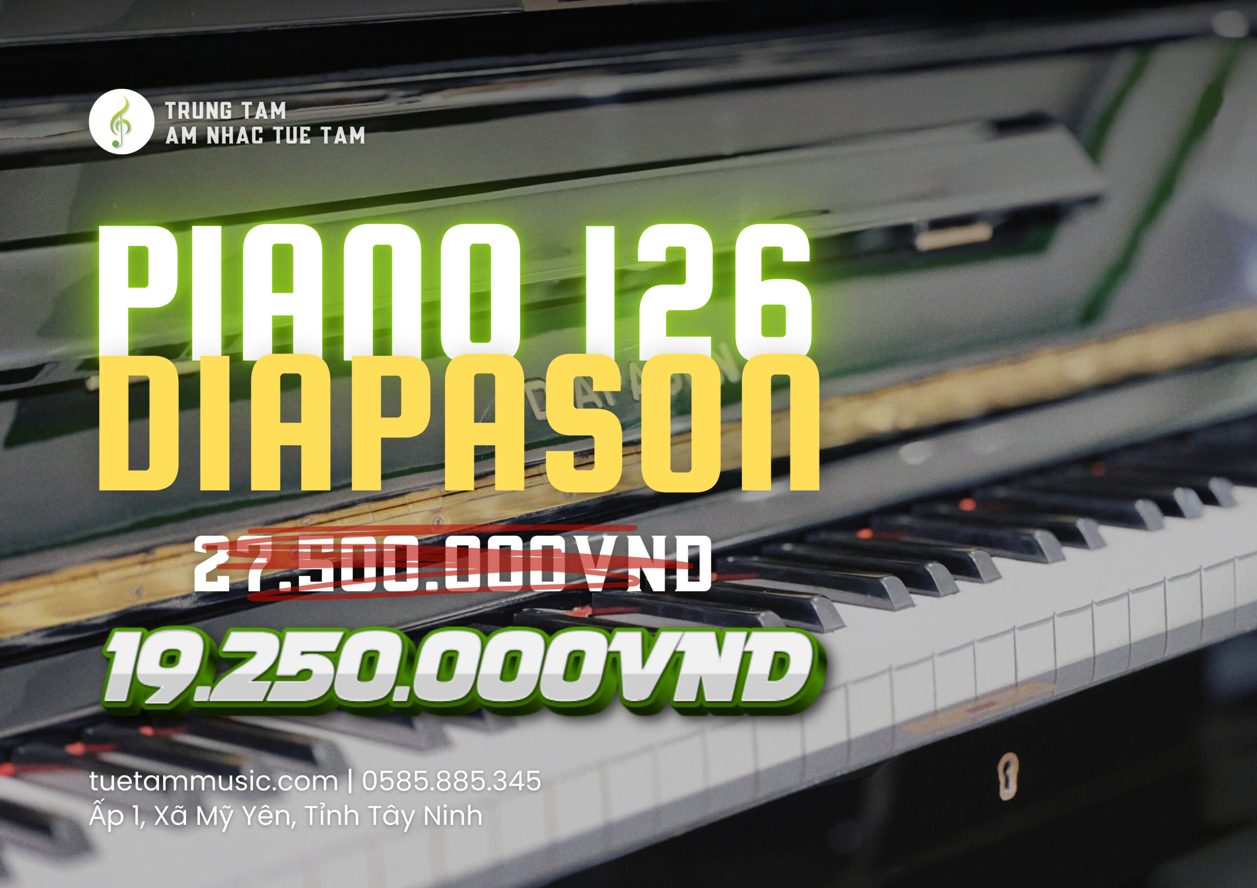 Piano giảm giá mừng đại lễ tại Tây Ninh