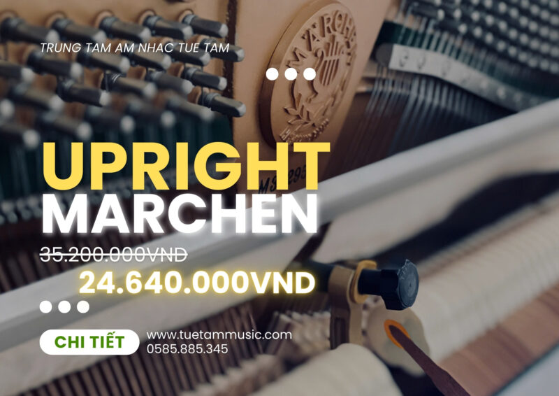 Piano cơ đồng loạt giảm giá mùa tựu trường tại Tuệ Tâm
