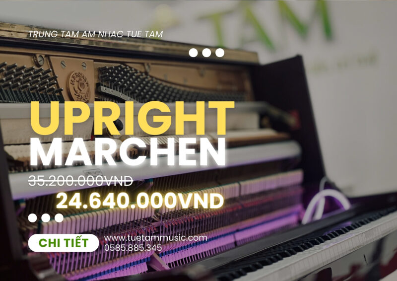 Piano cơ giảm giá mùa tựu trường tại Tuệ Tâm