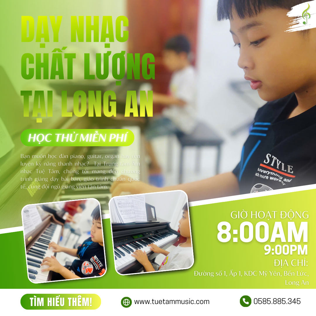 Lớp nhạc tại Bến Lức