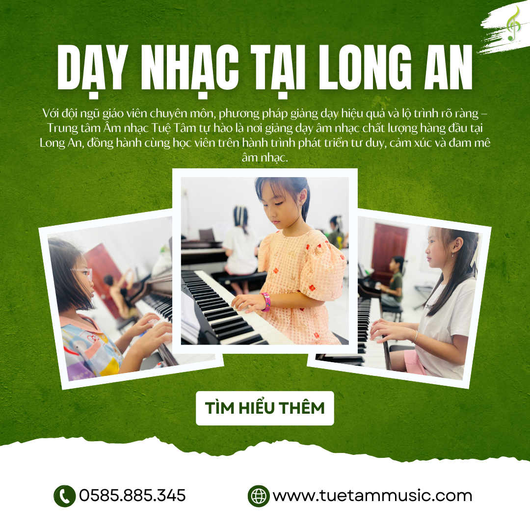 Lớp nhạc tại Long An