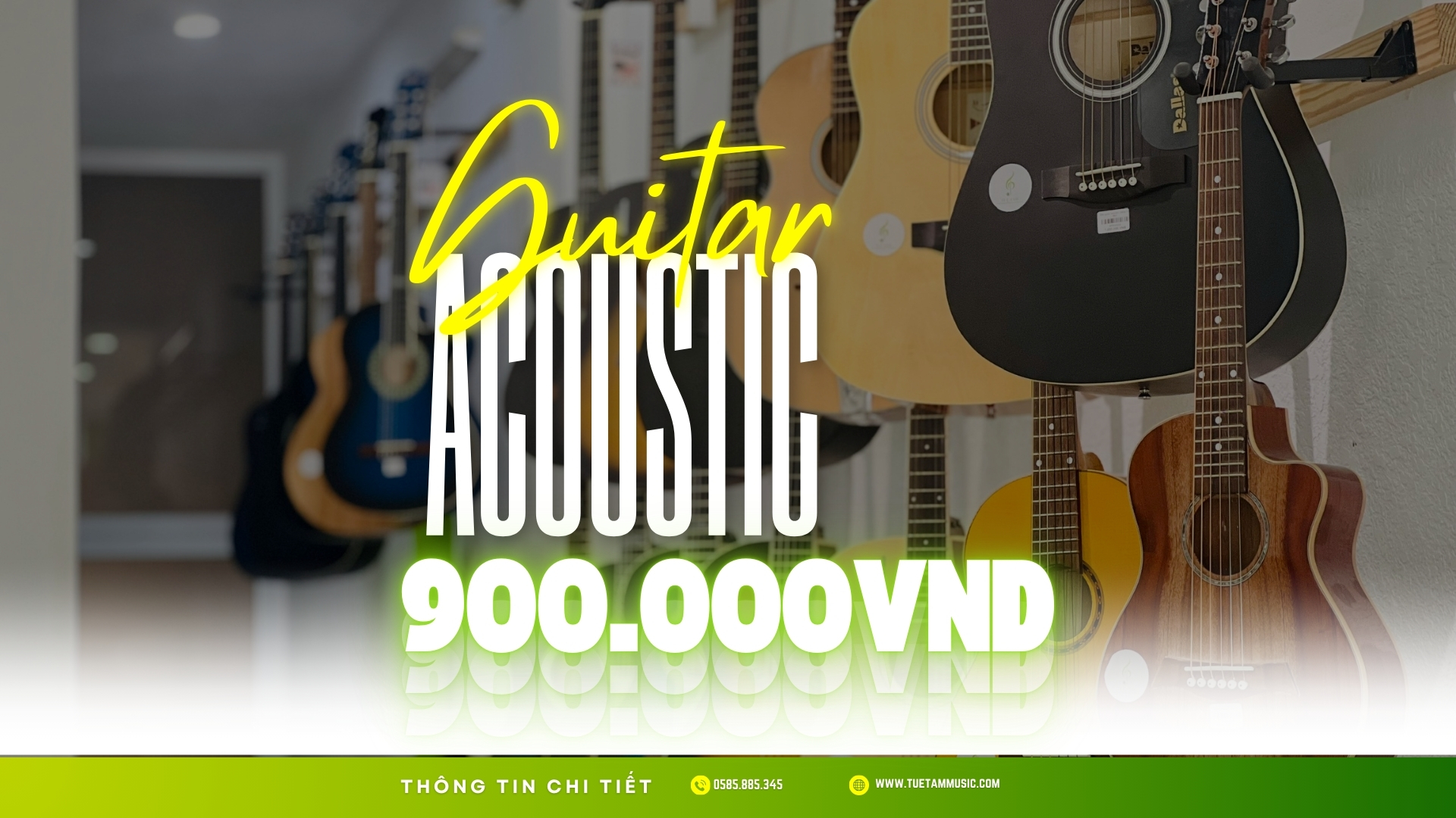 Ưu đãi giảm giá Guitar tháng 8 tại Tây Ninh