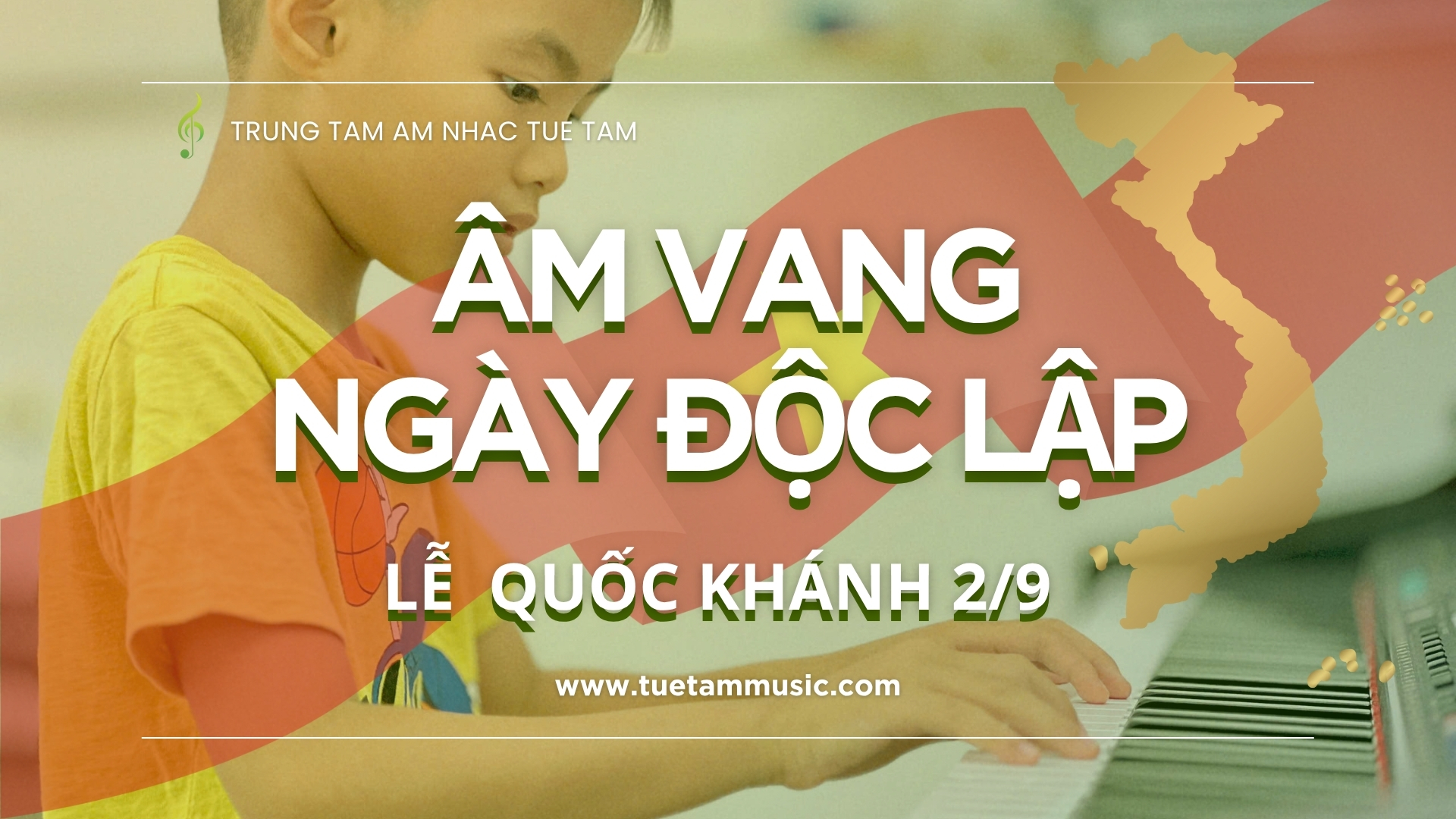 Ưu đãi học phí học nhạc mừng Quốc khánh tại Tây Ninh