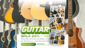 Ưu đãi giảm giá Guitar tháng 8 tại Tây Ninh