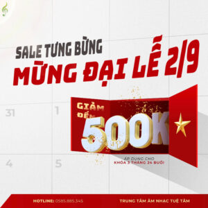 Học Piano giá ưu đãi mùa Quốc khánh tại Tây Ninh