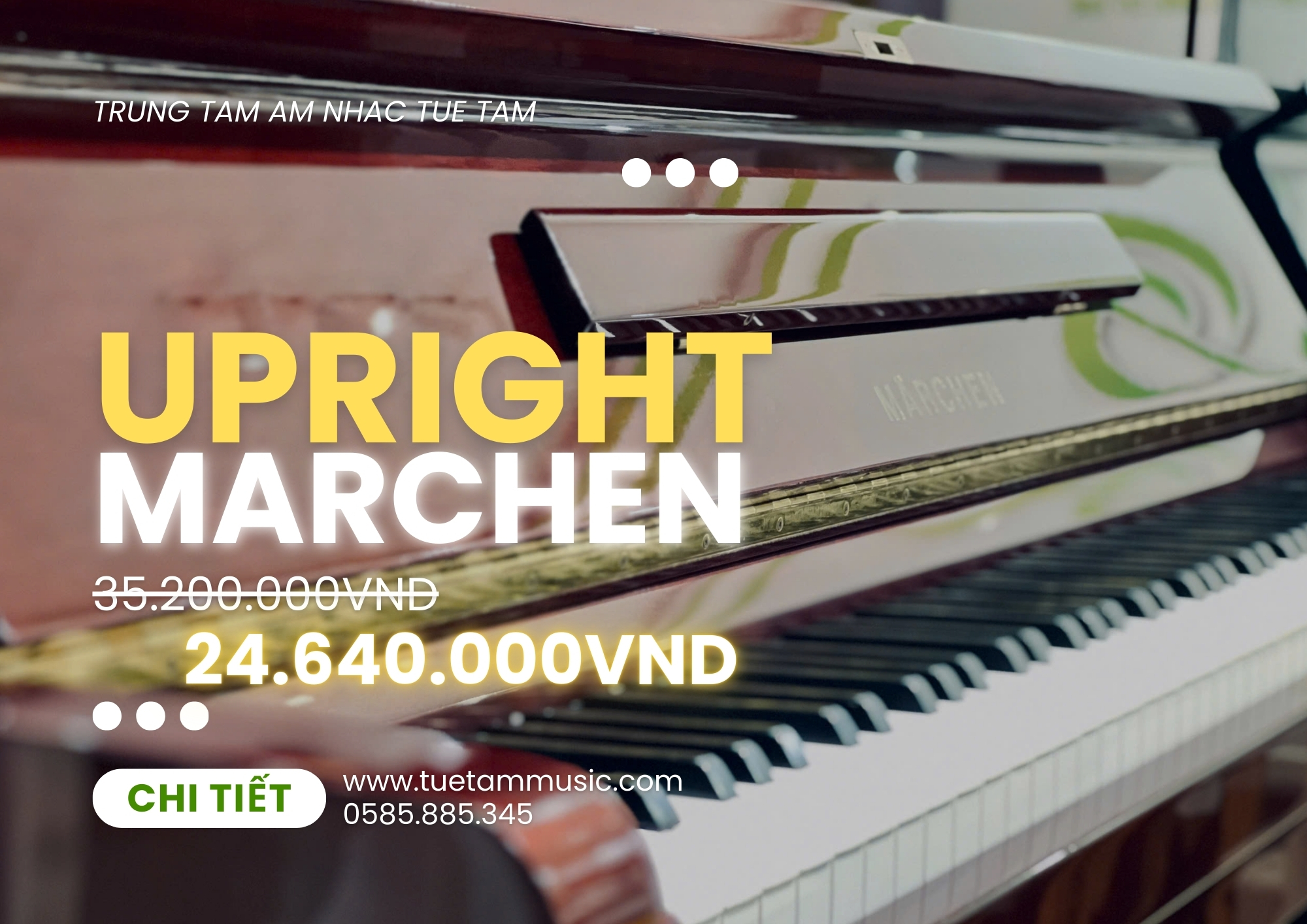 Ưu đãi giảm giá Piano tháng 8 tại Tây Ninh