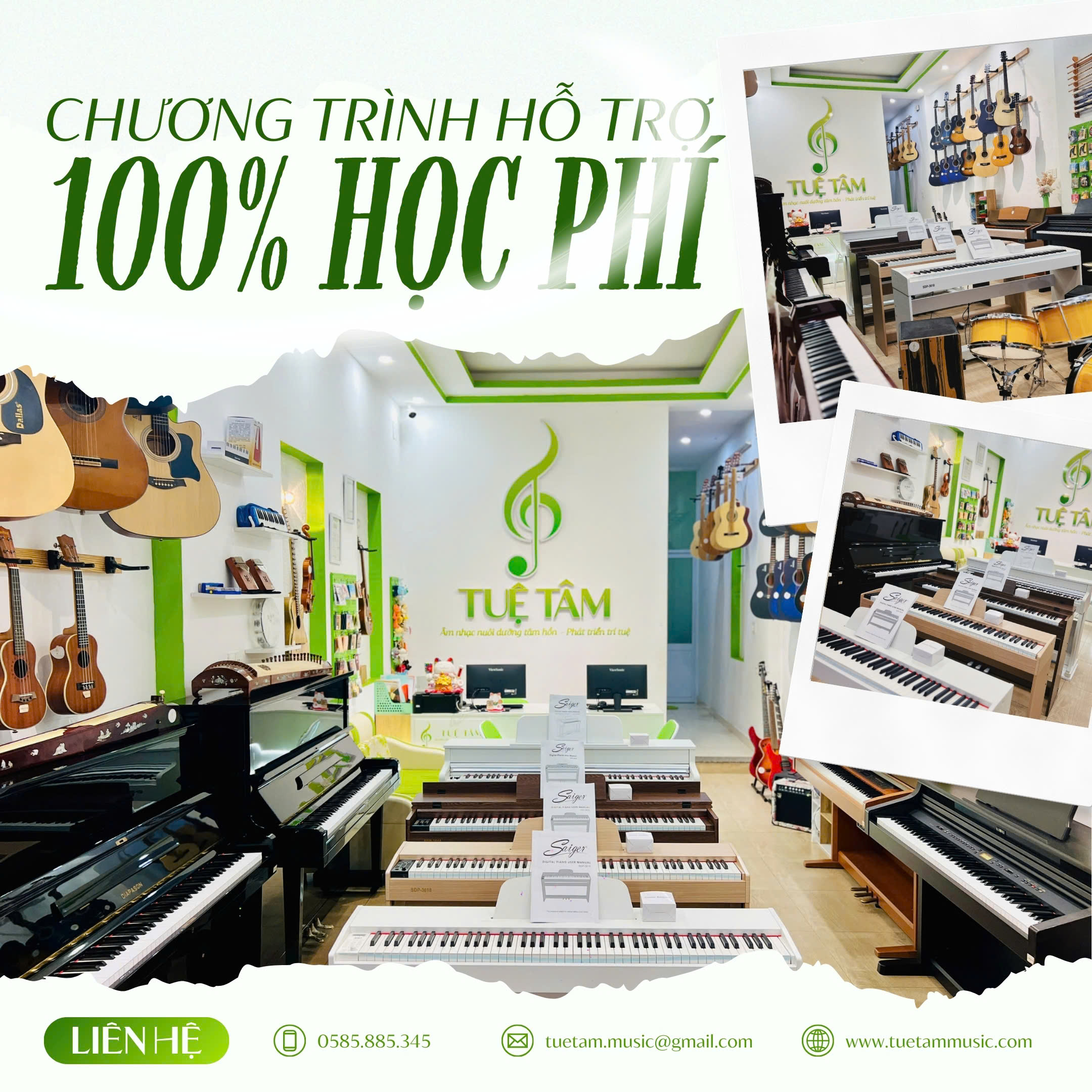 Học nhạc miễn phí tại Tây Ninh