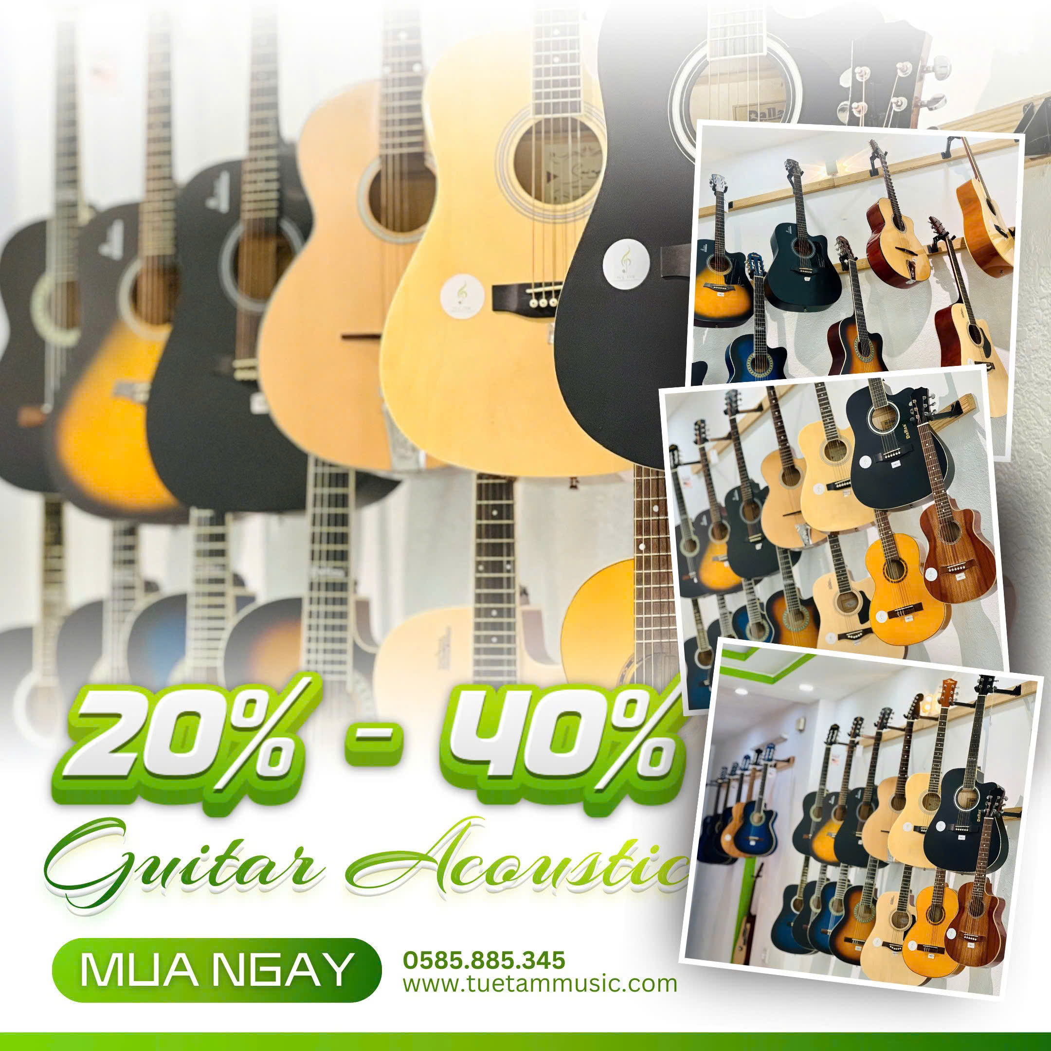guitar acoustic giá rẻ mùa tựu trường ở Tây Ninh