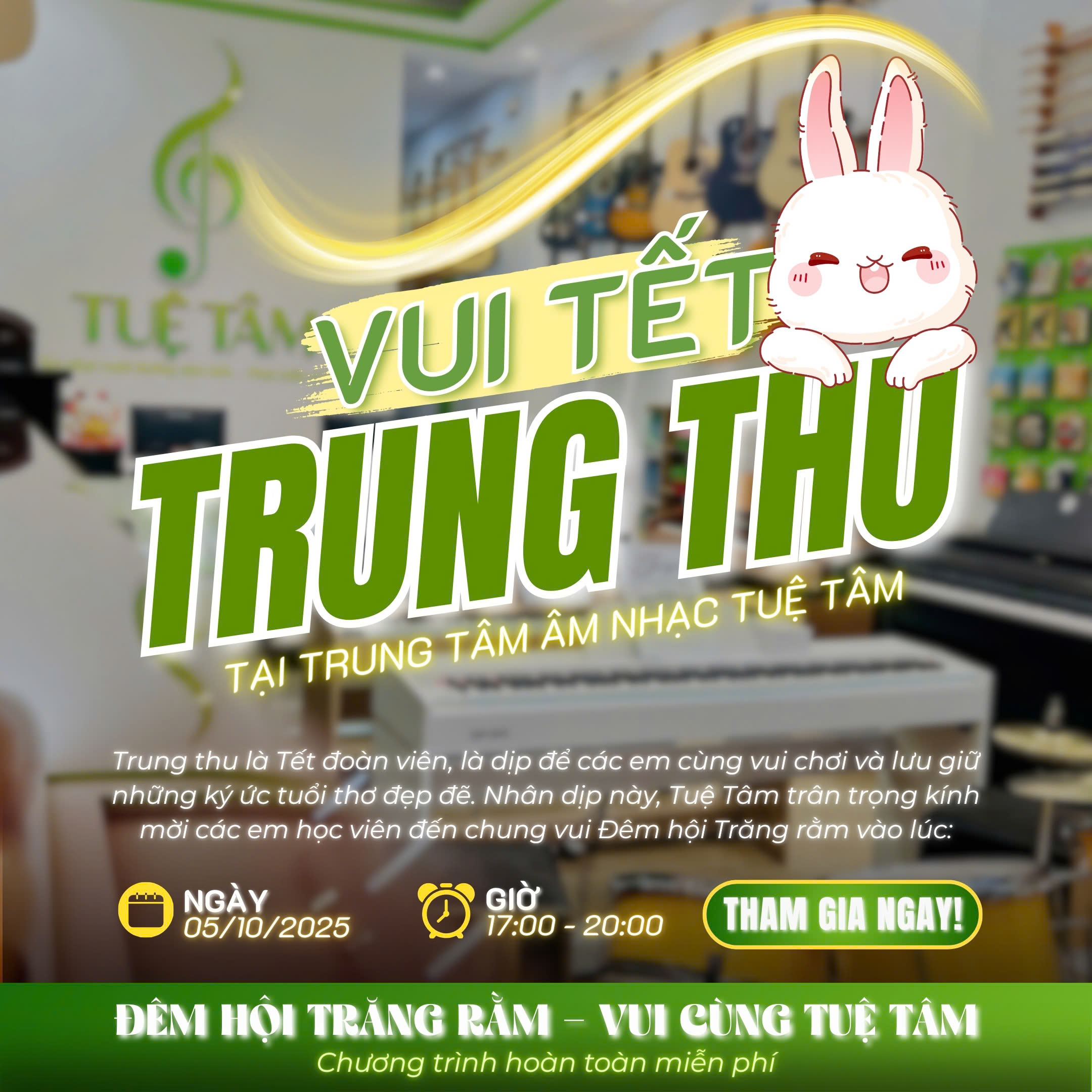Trung thu rộn ràng ở Tuệ Tâm