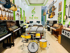 cửa hàng nhạc cụ tại Long An
