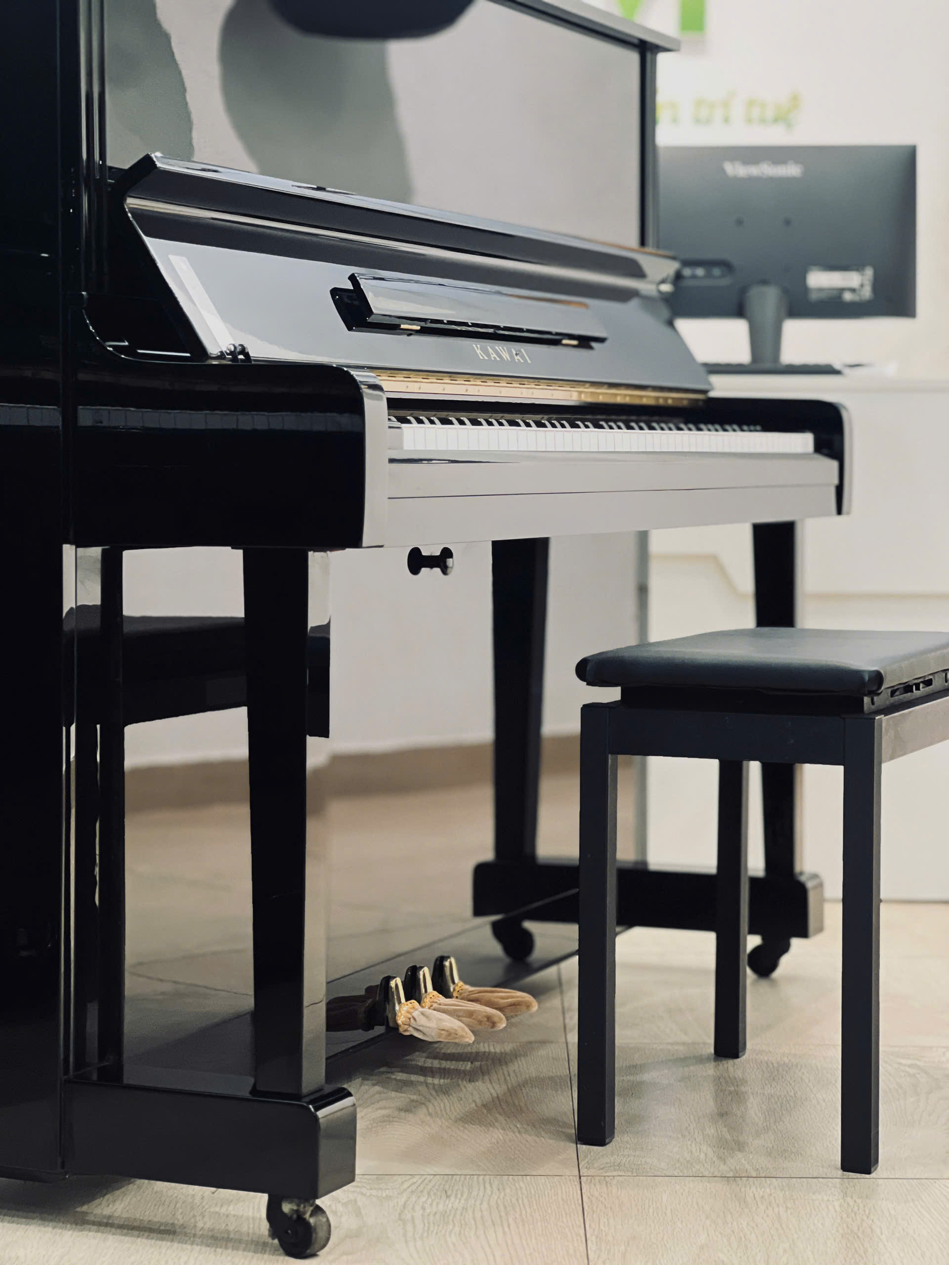 piano kawai màu đen tại tây ninh