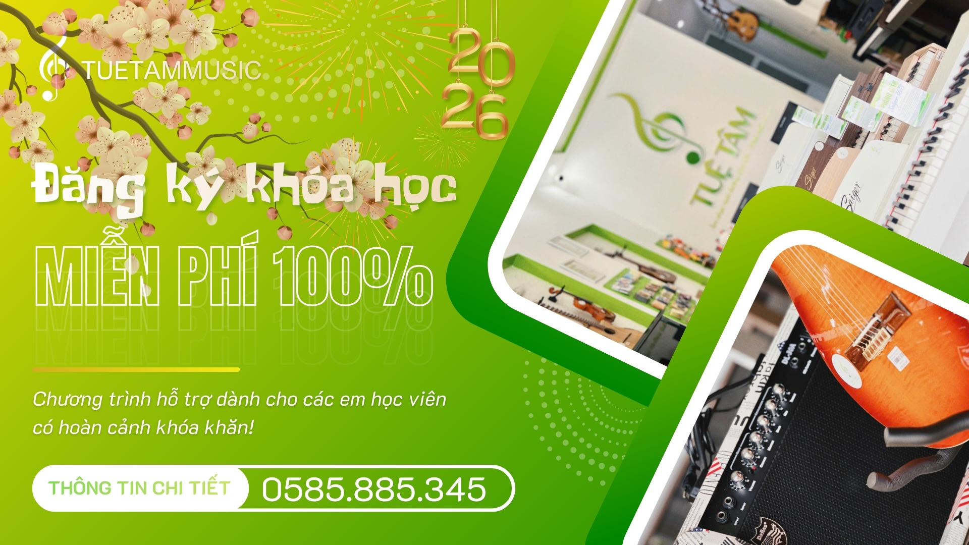 trung tâm âm nhạc Tuệ Tâm