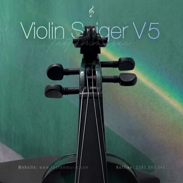 Đàn Violin Saiger V5 màu xanh