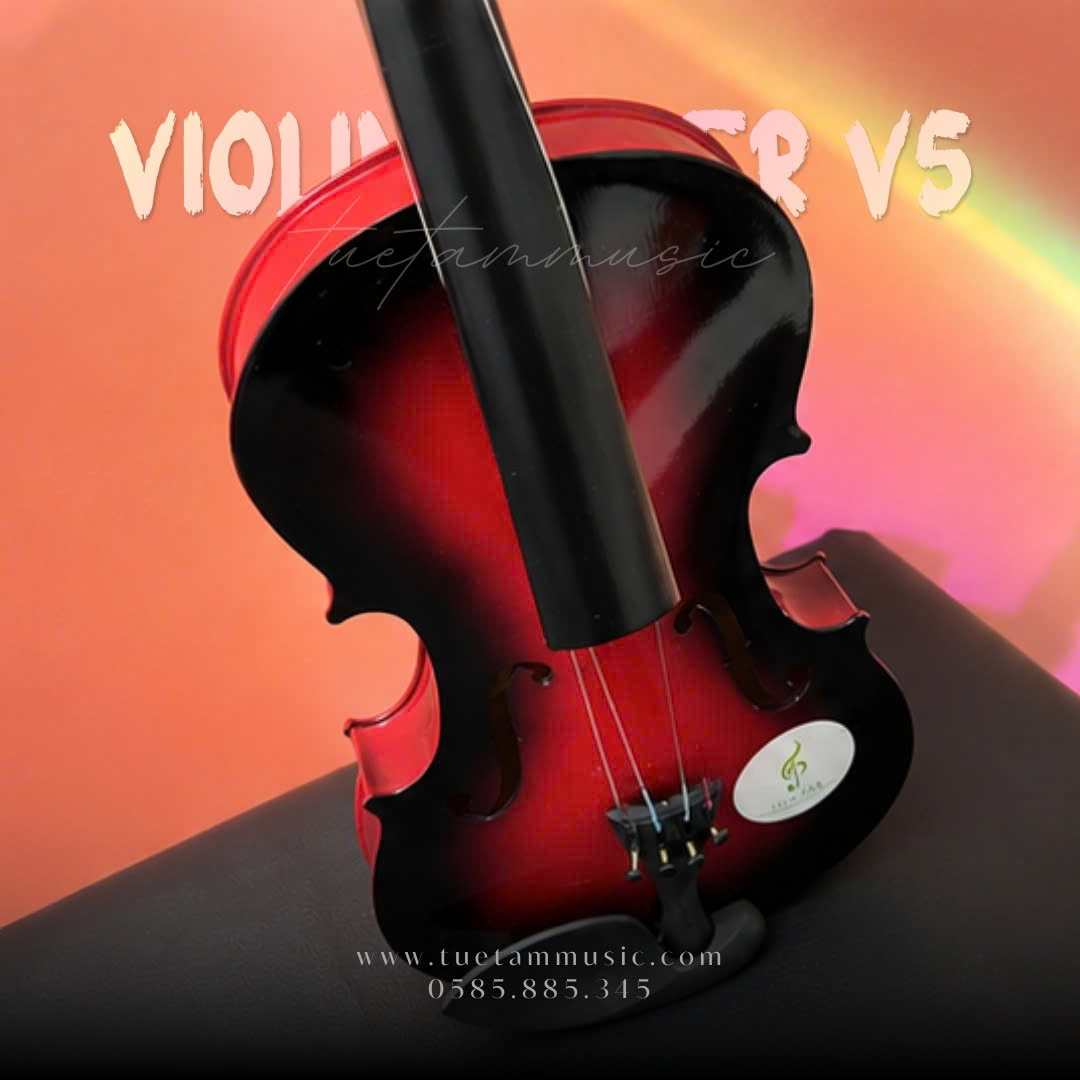 Đàn Violin Saiger V5 màu nâu đỏ
