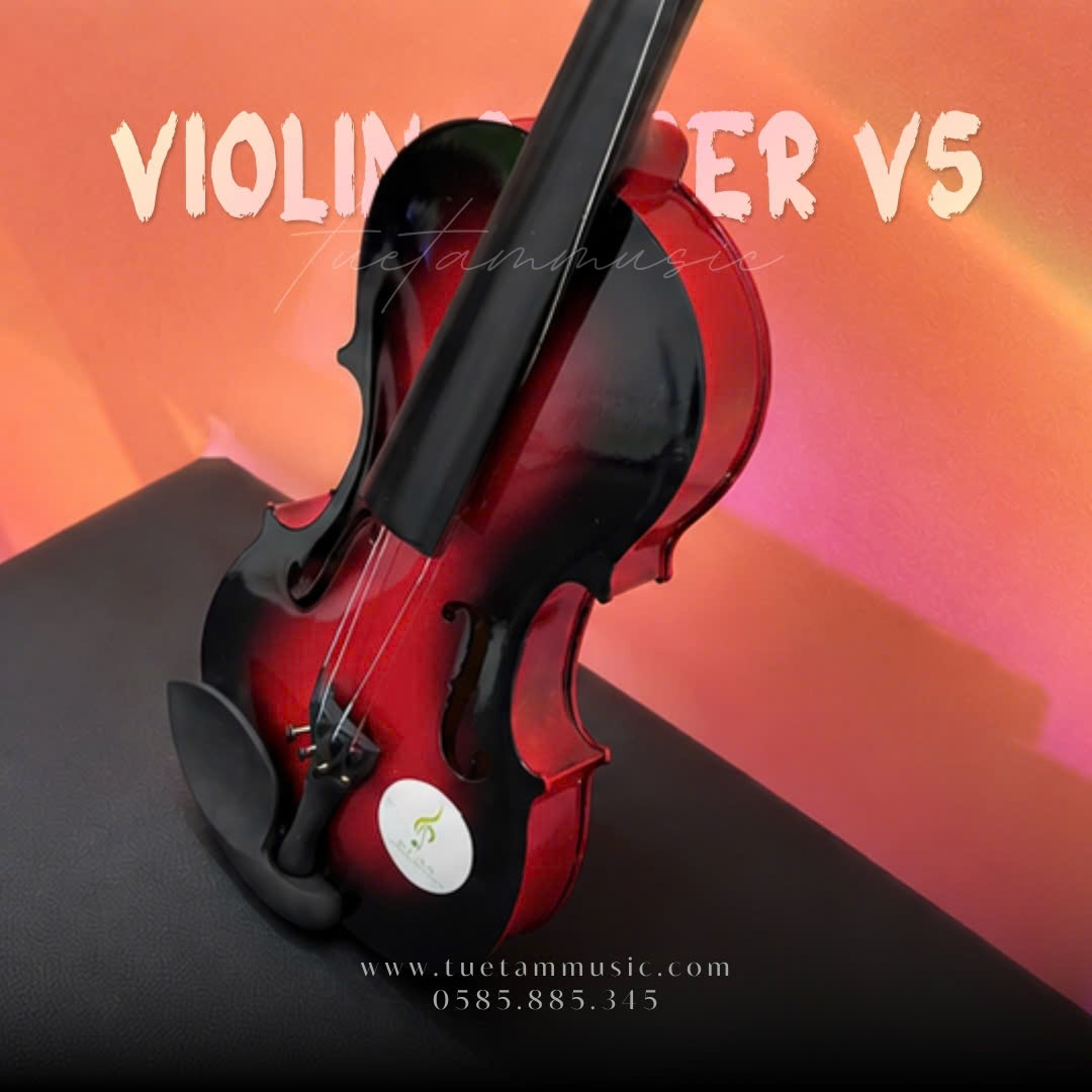 Đàn Violin Saiger V5 màu nâu đỏ